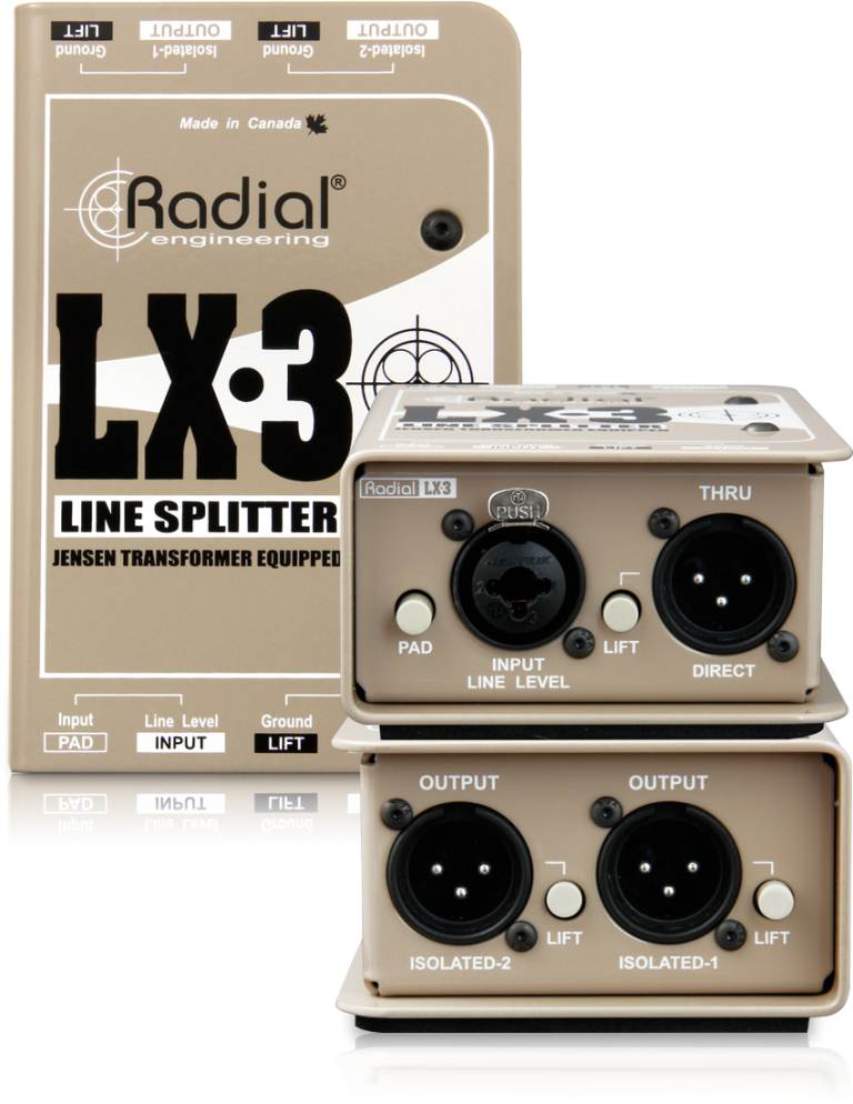 Radial Engineering -LX-3 Line-Level Splitter
