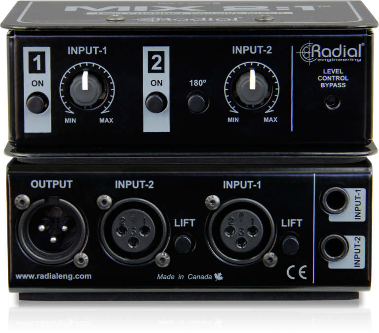 Radial Engineering - Mix 2:1 Two-channel Summing mixer