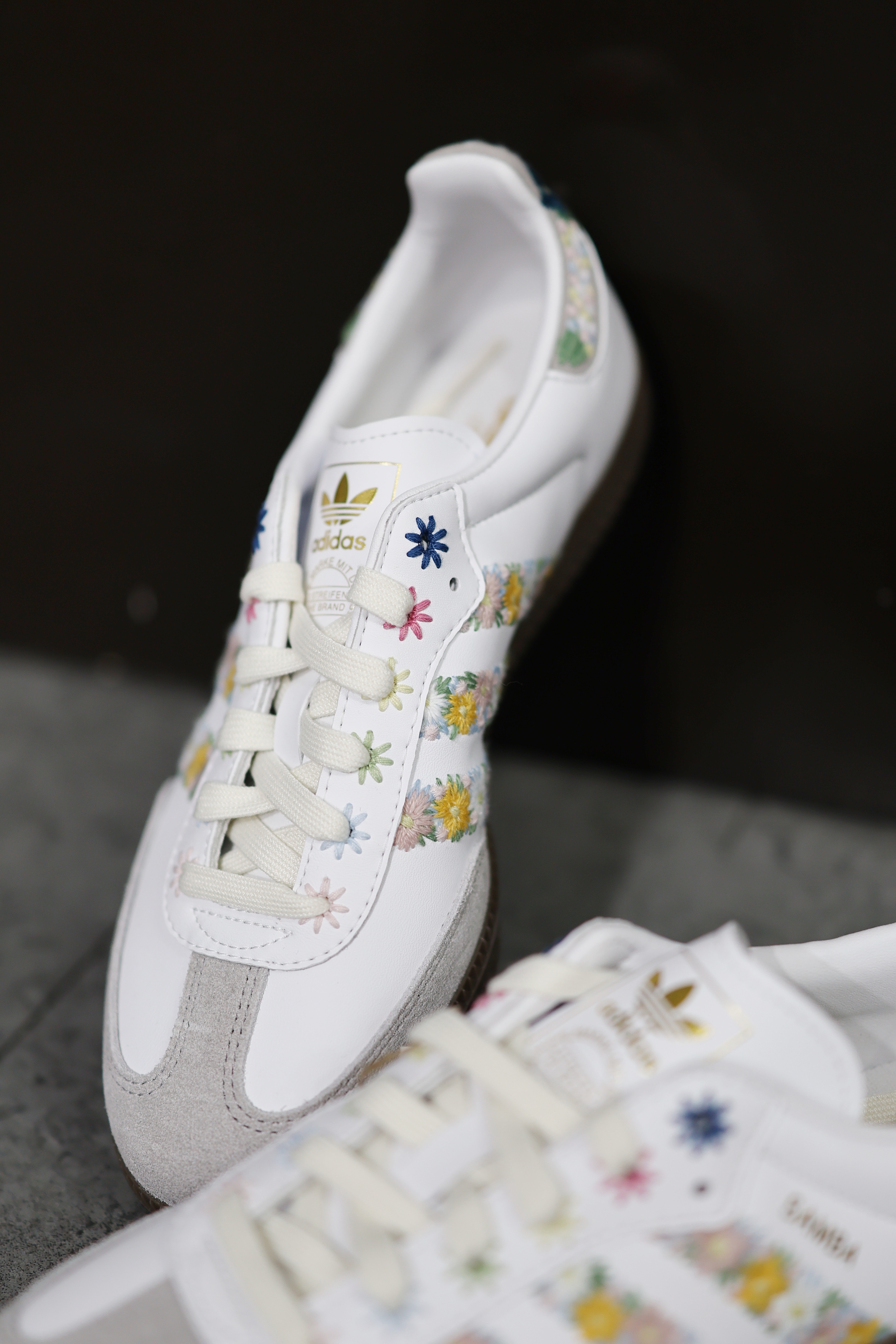 ADIDAS ORIGINALS SAMBA OG FLORAL花花限定HQ5155