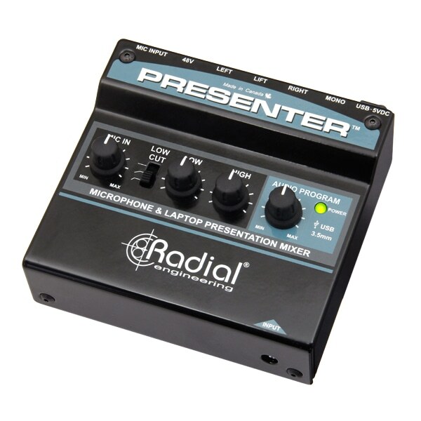 Radial Engineering - Presenter Audio Presentation Mixer