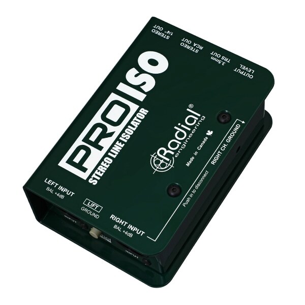 Radial Engineering - Pro-Iso +4dB to -10dB Converter