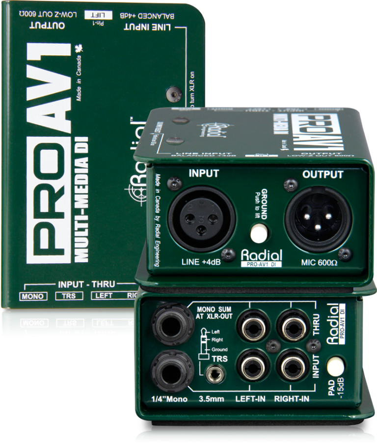 Radial Engineering - ProAV1 Multimedia Direct Box