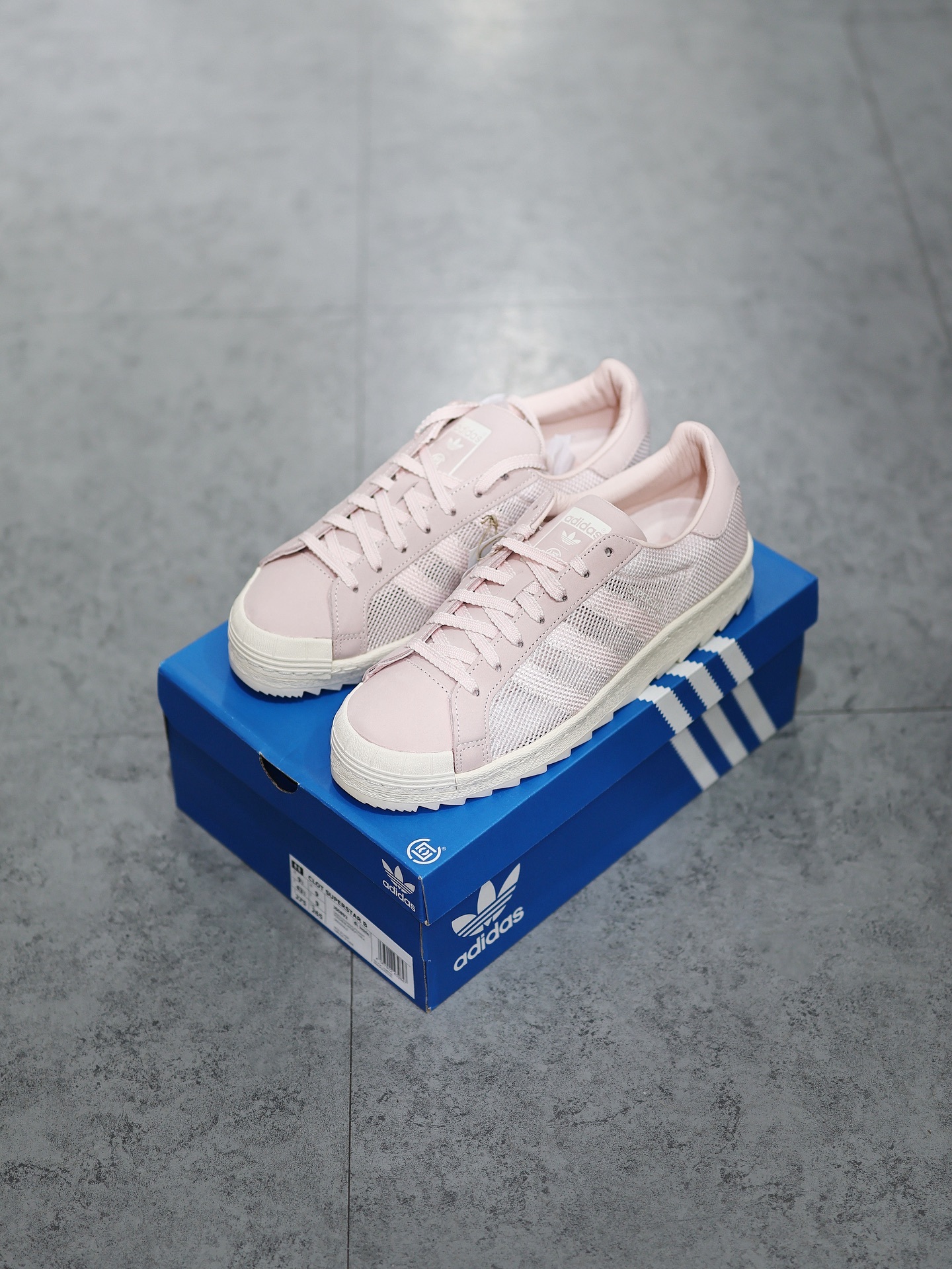 CLOT x adidas Superstar Breathe ”Pink“ 粉呼吸 js0892