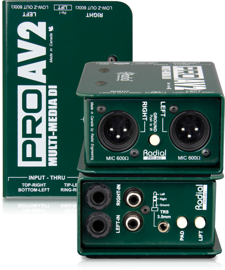 Radial Engineering - ProAV2 Stereo Multimedia Direct Box
