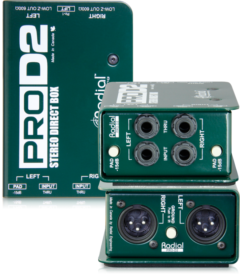 Radial Engineering - ProD2 Stereo Passive Direct Box
