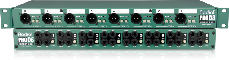 Radial Engineering - ProD8 8-channel Rackmount DI
