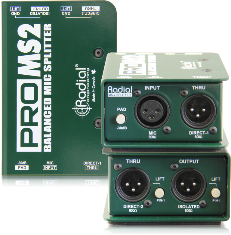 Radial Engineering - ProMS2 Microphone Splitter