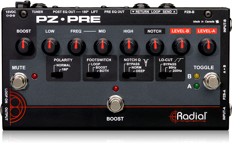 Radial Engineering - PZ-Pre Acoustic Preamp