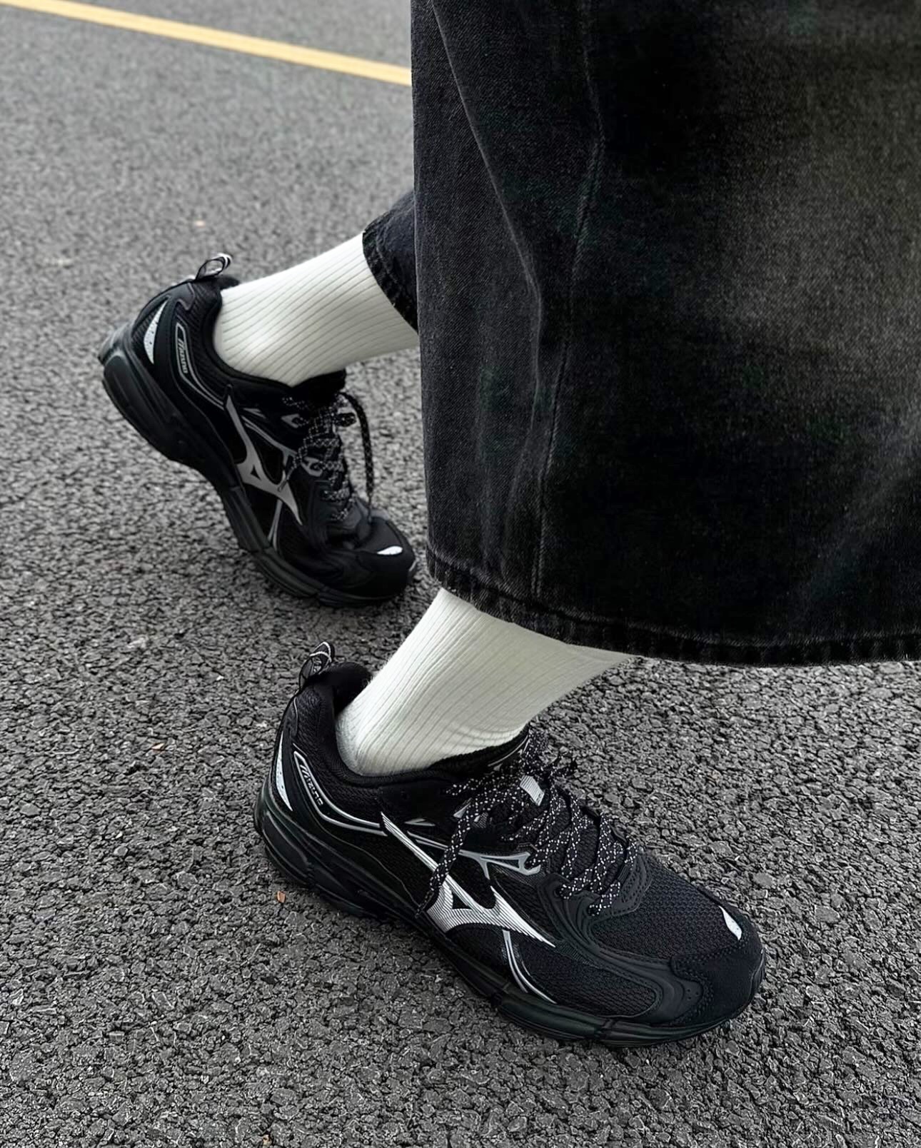 MIZUNO SPEED 10S Black Sliver 全黑 跑鞋 D1GH240605