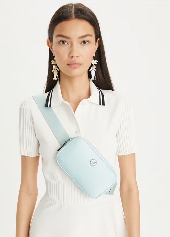 【預購】Tory Burch VIRGINIA BELT G061801 腰包（淺藍色）