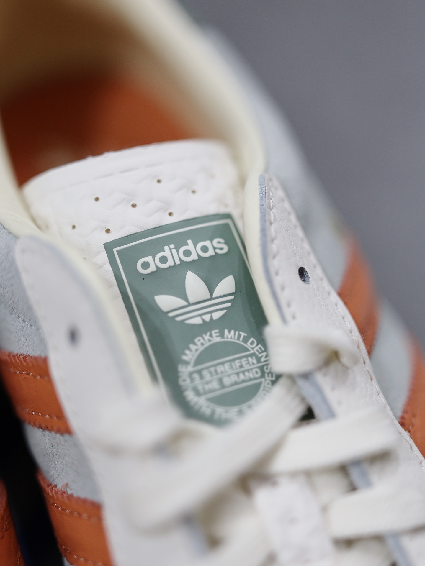 ADIDAS GAZELLE INDOOR 抹茶灰橘 JQ0011