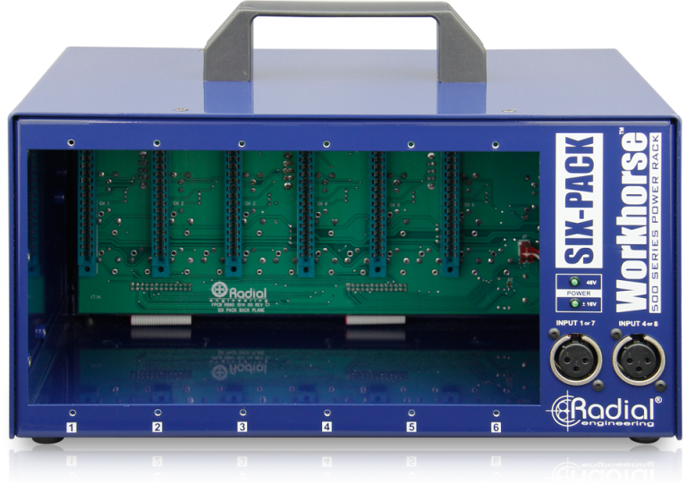 Radial Engineering -SixPack 6-Slot Desktop Power Rack