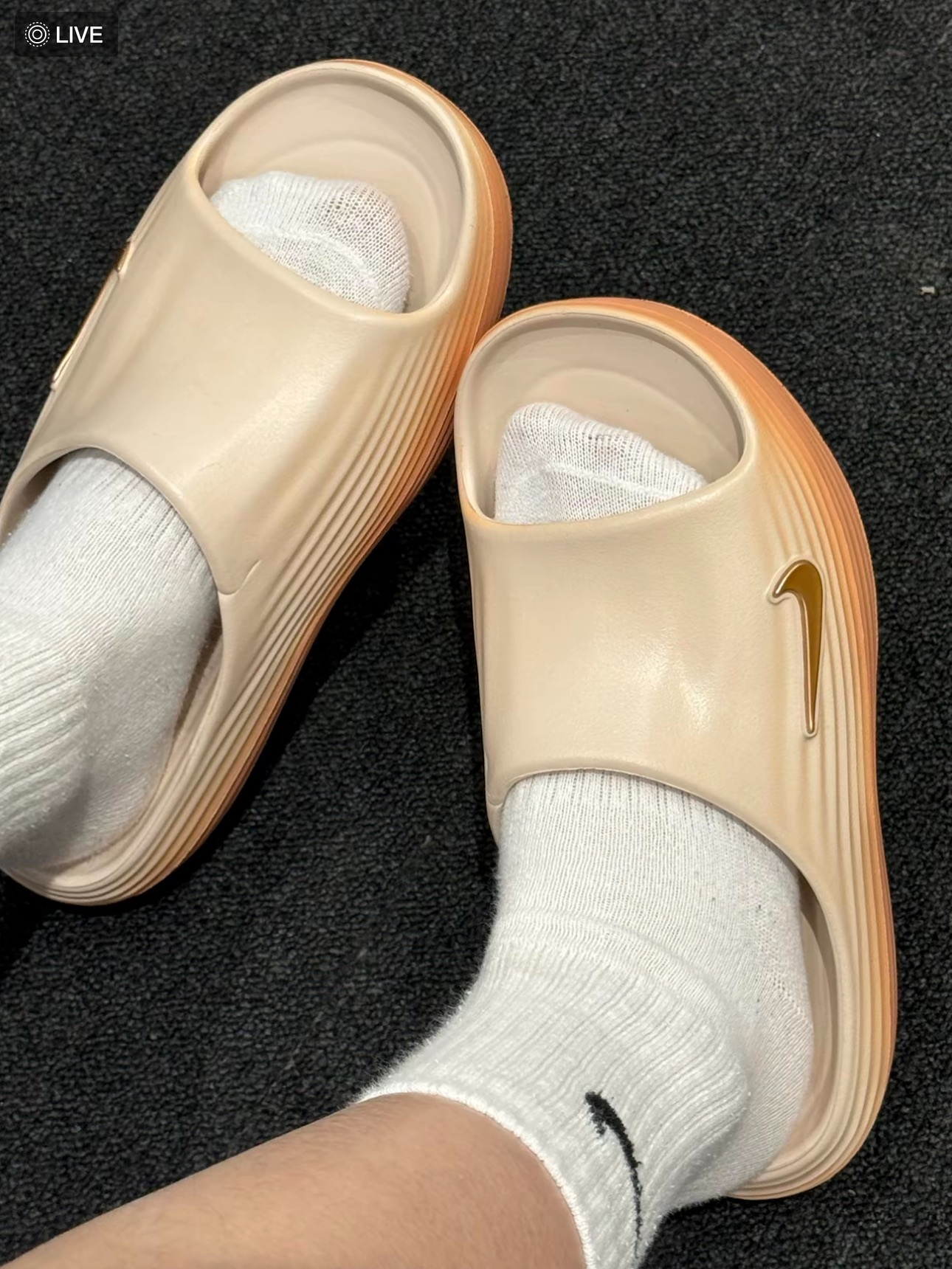 Nike React x Reiuven& Slide Summit 拖鞋 (粉橙色) HV4484-800