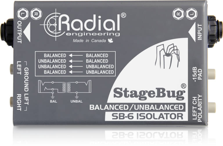 Radial Engineering -StageBug SB-6 Stereo Isolator