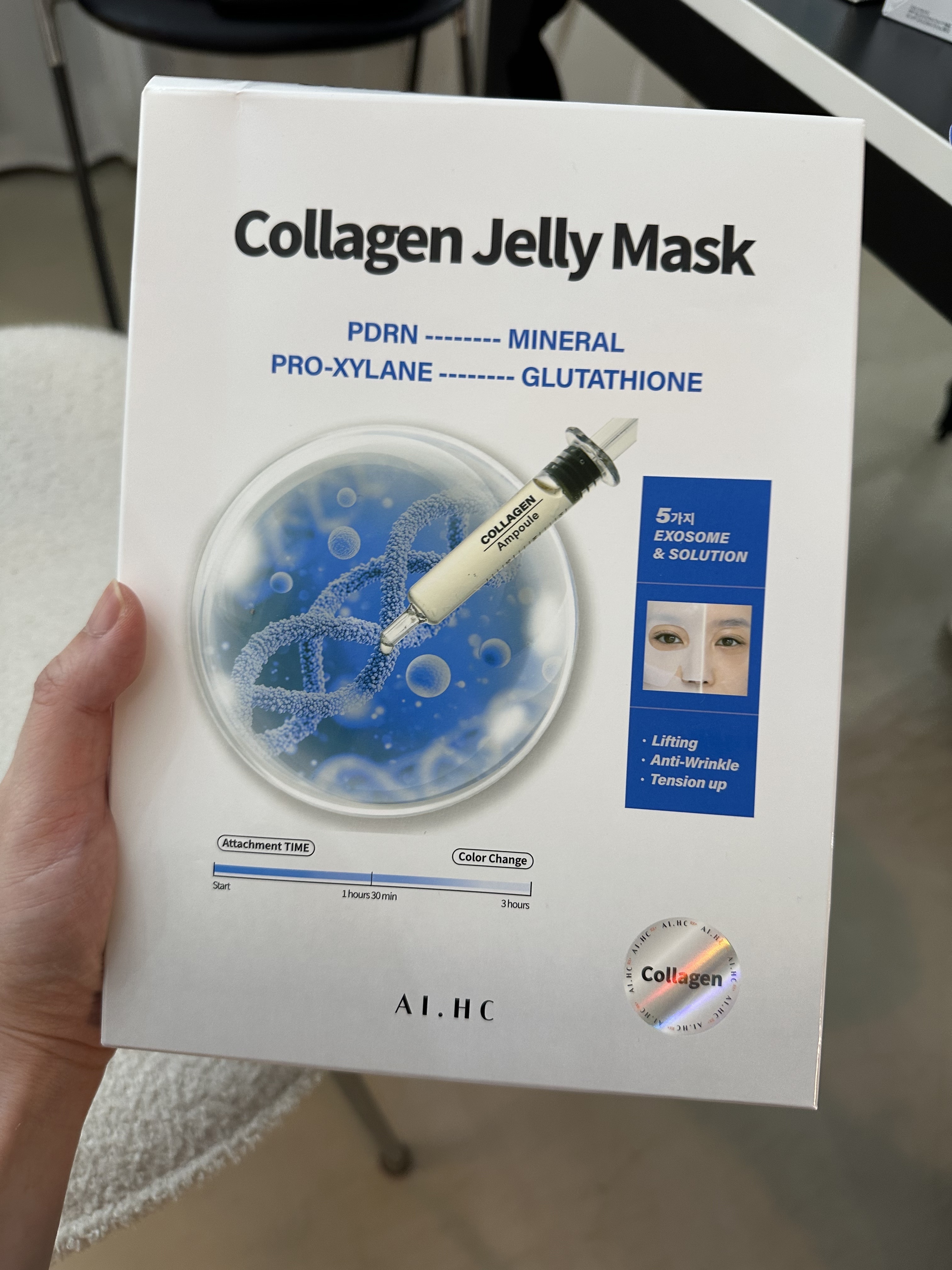 【直播】LL061819 AI.HC 膠原蛋白凝膠面膜