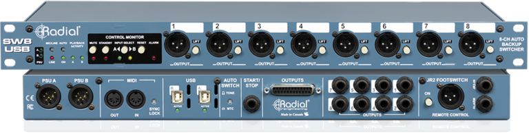 Radial Engineering -SW8-USB USB Interface and Auto-Switcher