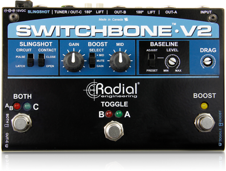 Radial Engineering - Switchbone V2 Amp Switcher & Booster