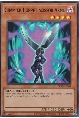 CR05-AE005 Gimmick Puppet Scissor Arms (SR)