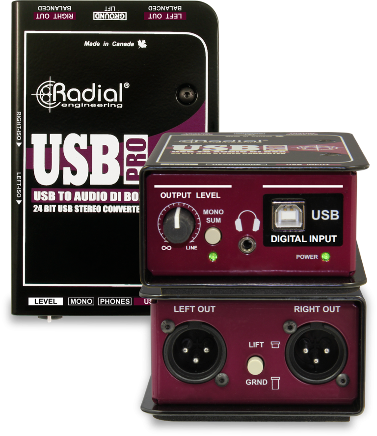 Radial Engineering - USB-Pro Stereo USB DI