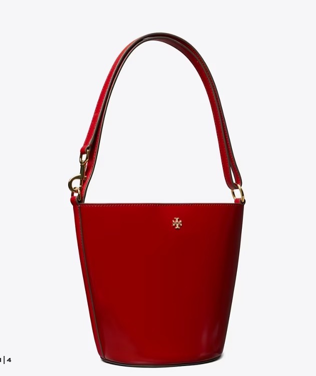 【預購】Tory Burch LEATHER G061826 水桶包（紅色）
