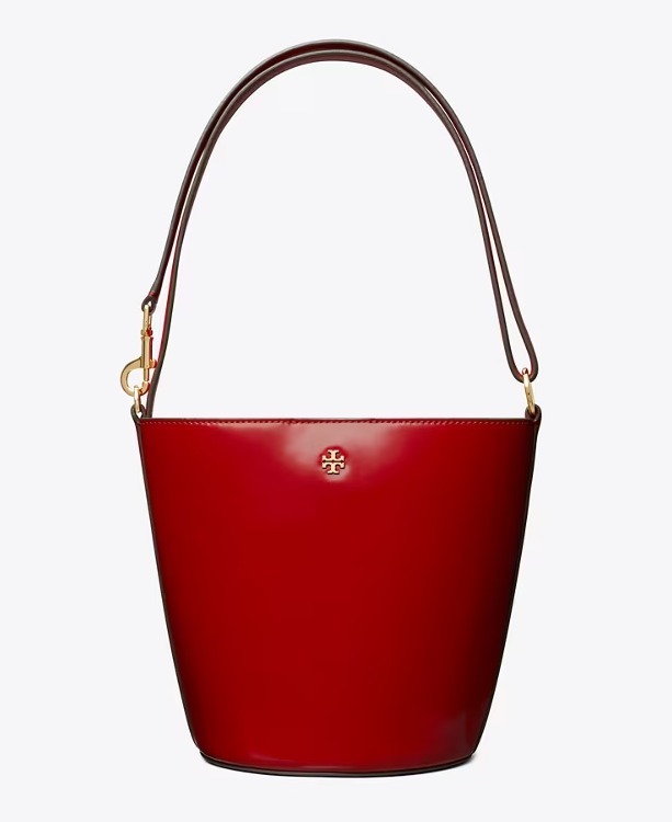 【預購】Tory Burch LEATHER G061826 水桶包（紅色）