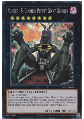 CR05-AE016 Number 15: Gimmick Puppet Giant Grinder (SR)