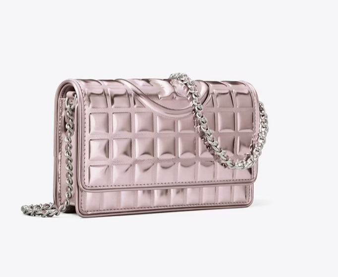 【預購】Tory Burch FLEMING METALLIC QUILT G061838 斜咩袋