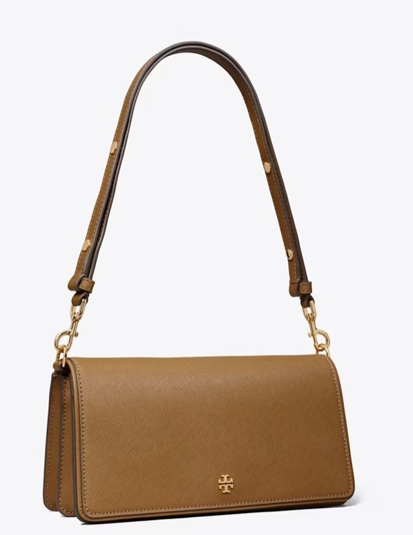 【預購】Tory Burch LEATHER CONVERTIBLE G061840 單肩斜咩袋（啡色）