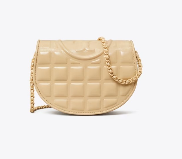 【預購】Tory Burch MINI FLEMING G061884 斜咩袋 (奶茶色)