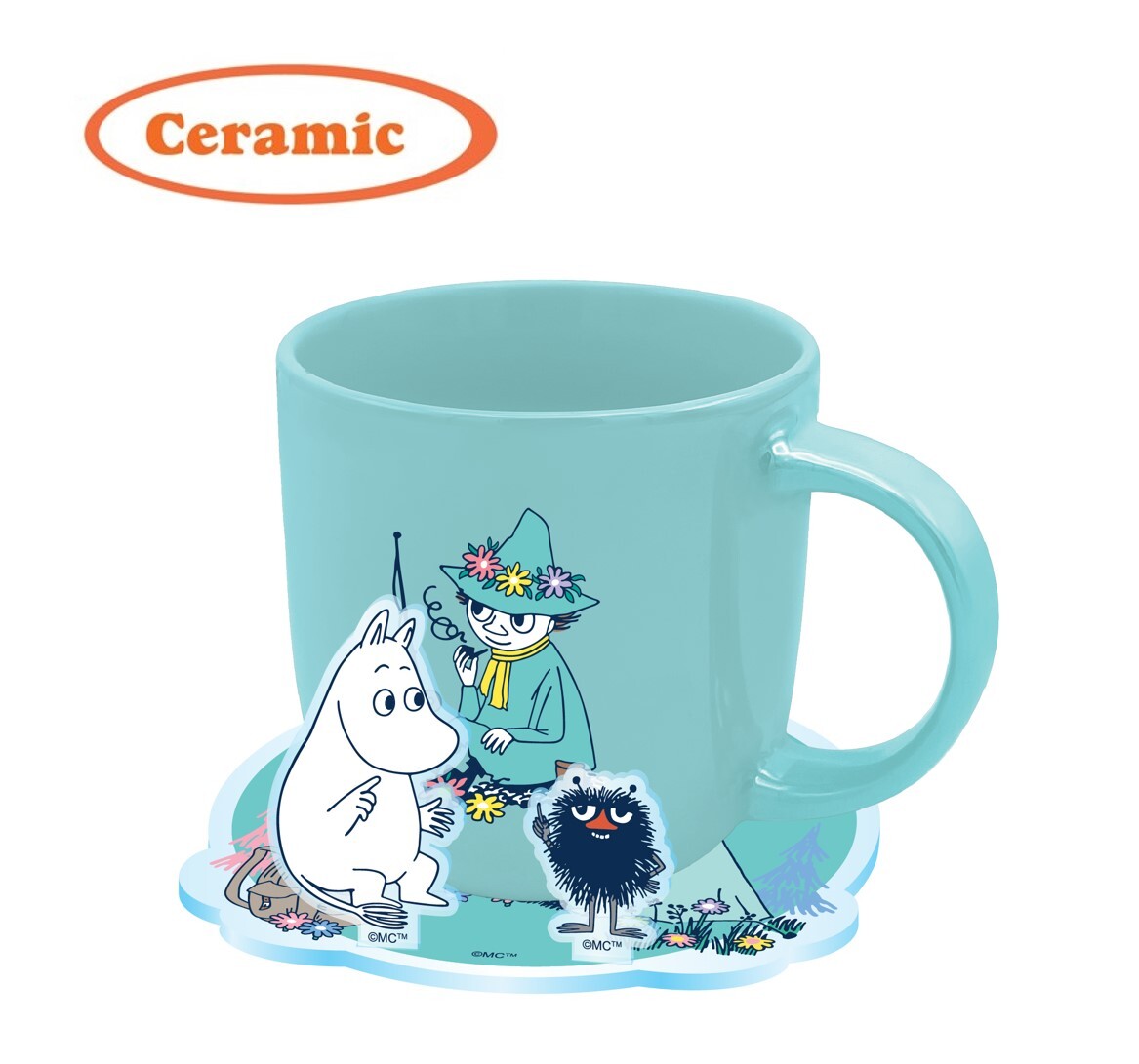 姆明一族 |  陶瓷杯連3D杯墊套裝