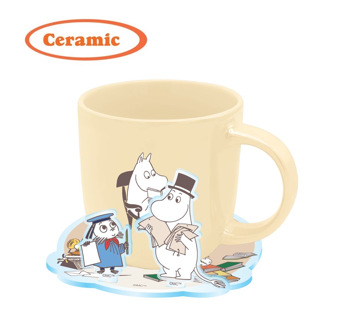姆明一族 |  陶瓷杯連3D杯墊套裝