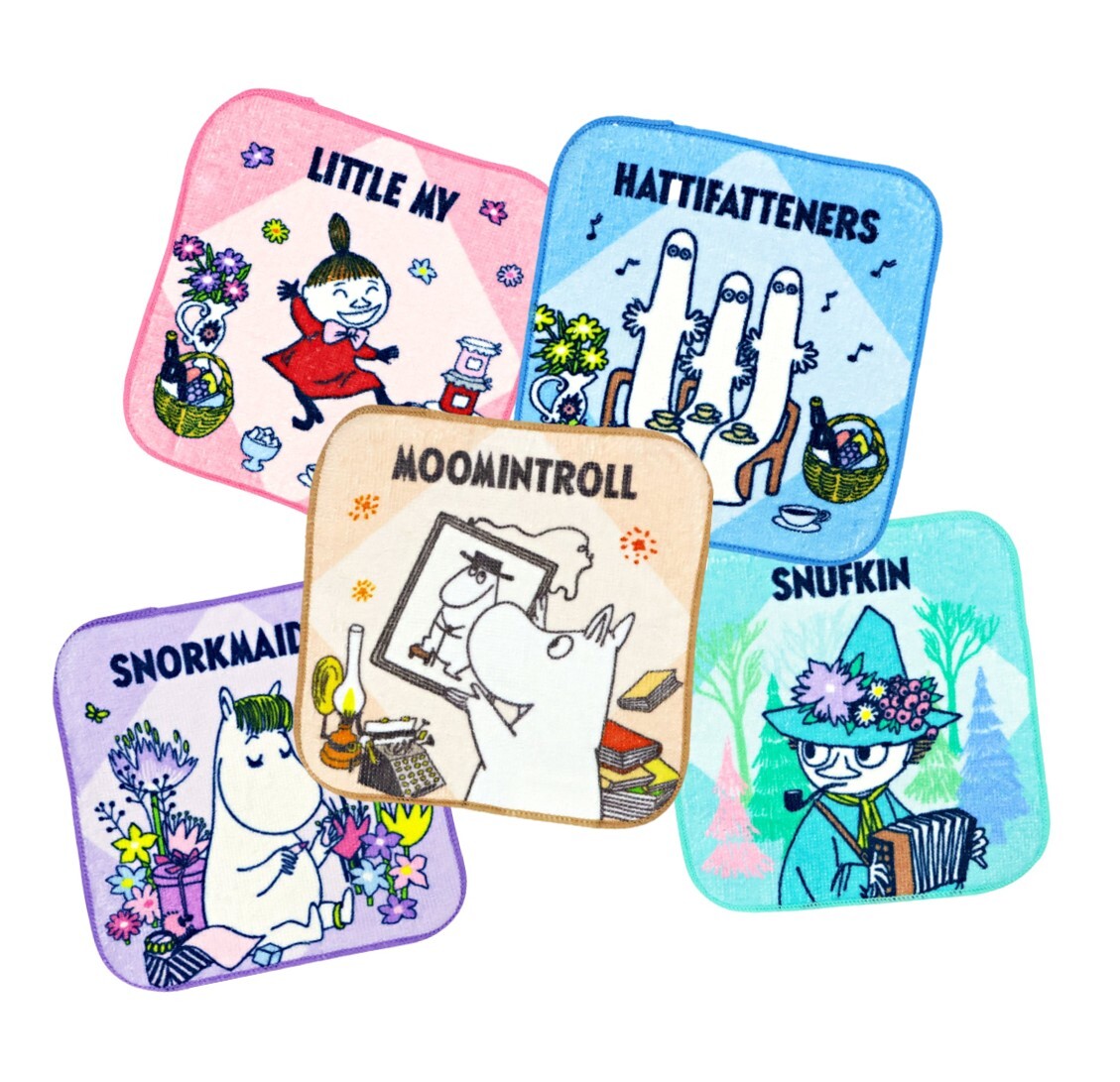 姆明一族 |  5P兒童純棉多用途抹手巾