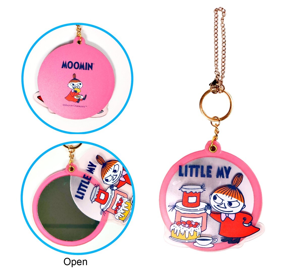 姆明一族 |化妝鏡鎖匙扣 | 小美