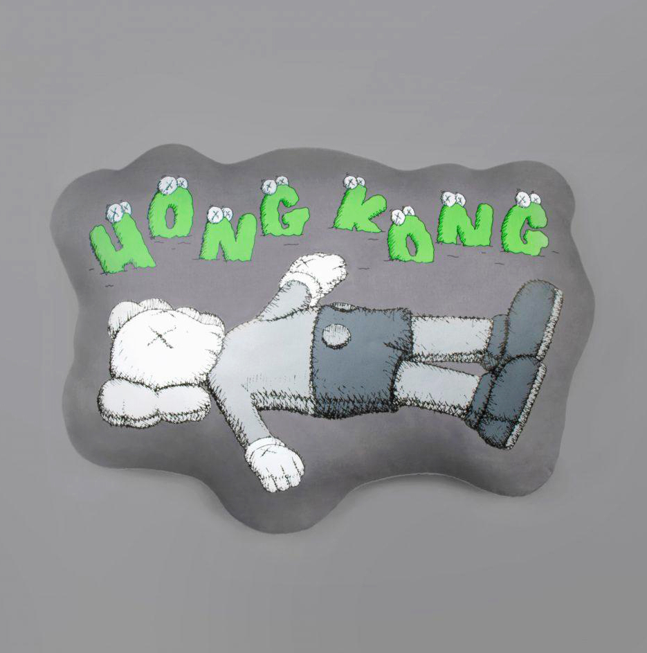 KAWS HOLIDAY HONG KONG CUSHION