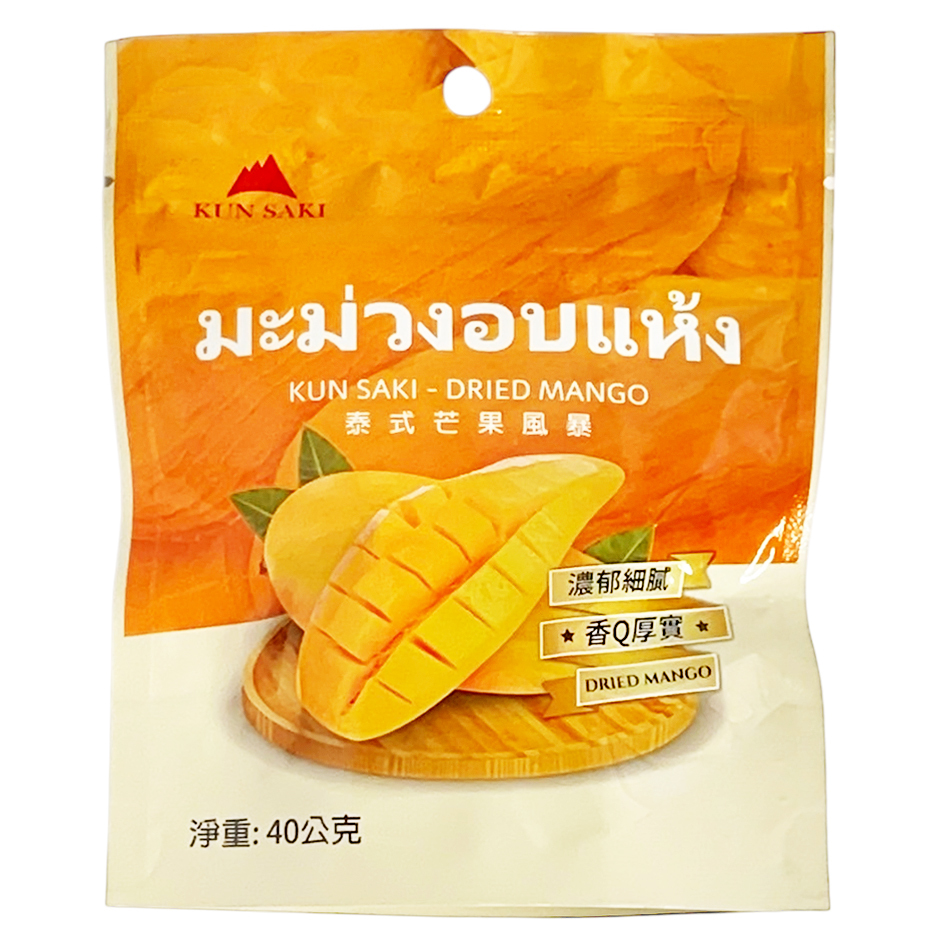 崑崎 Kun Saki 泰國 芒果風暴 芒果乾 40g