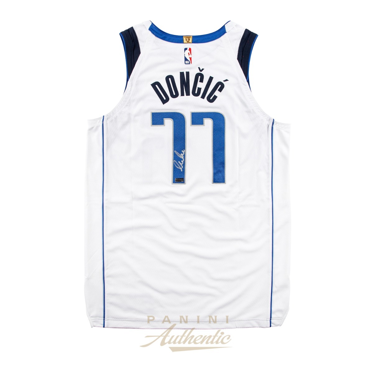 Luka Doncic Autographed Dallas Mavericks White Nike Authentic Jersey