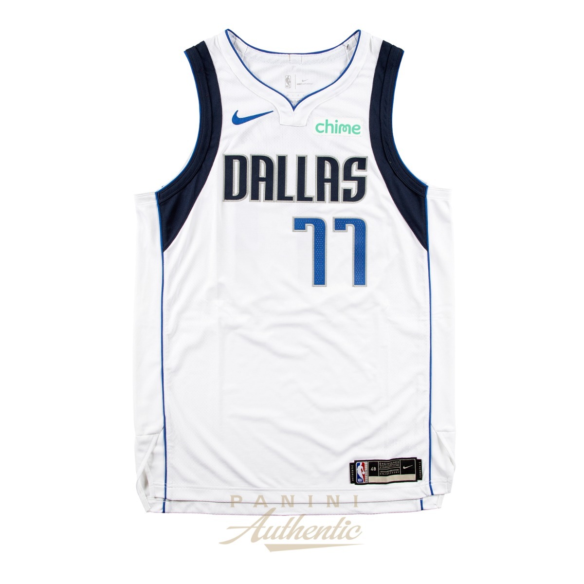 Luka Doncic Autographed Dallas Mavericks White Nike Authentic Jersey
