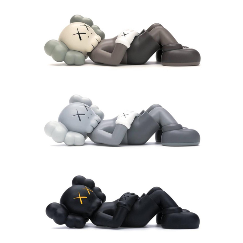 KAWS HOLIDAY JAPAN VINYL FIGURE BROWN / BLACK / GREY SET OF 3