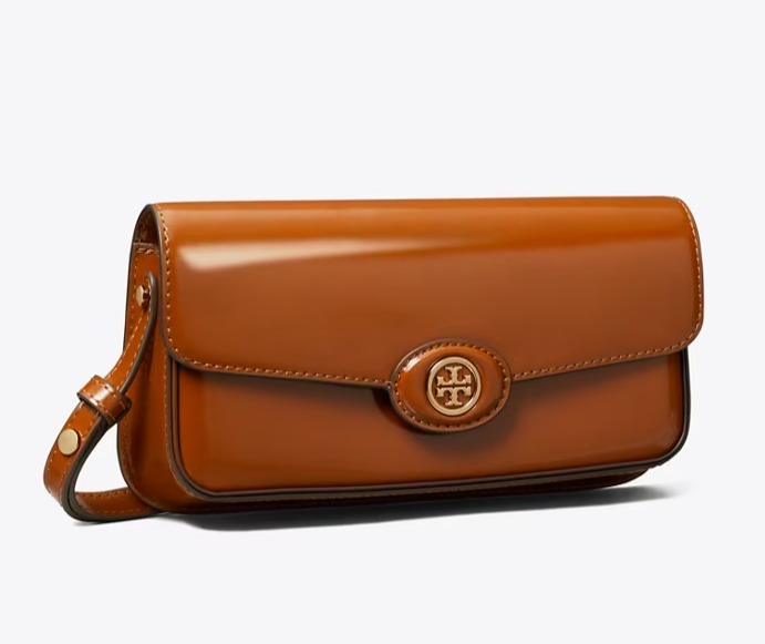 【預購】Tory Burch ROBINSON SPAZZOLATO G061893 斜咩袋（焦糖色）