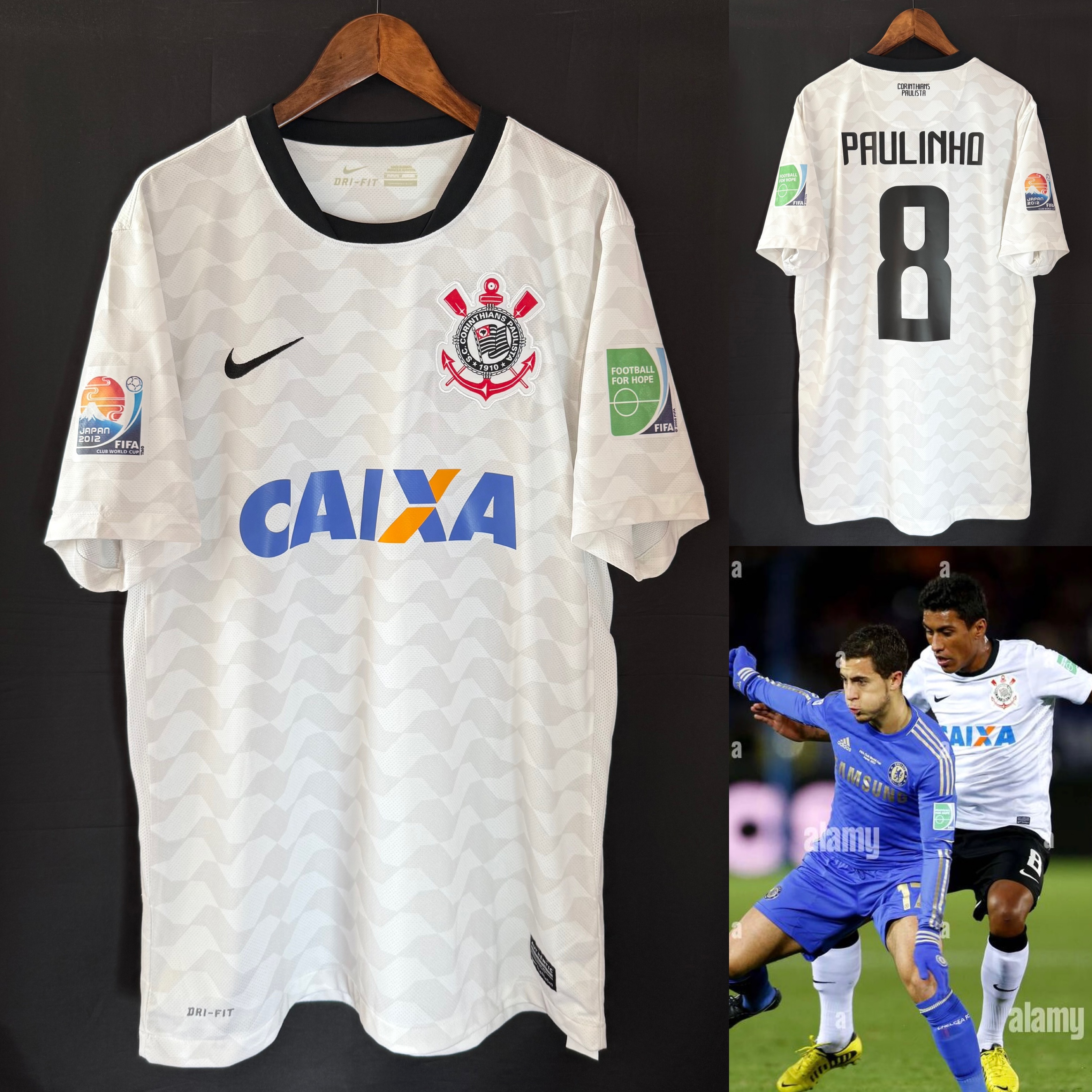 哥連泰斯 2012 世界球會冠軍盃 Nike 主場球衣 #8 PAULINHO