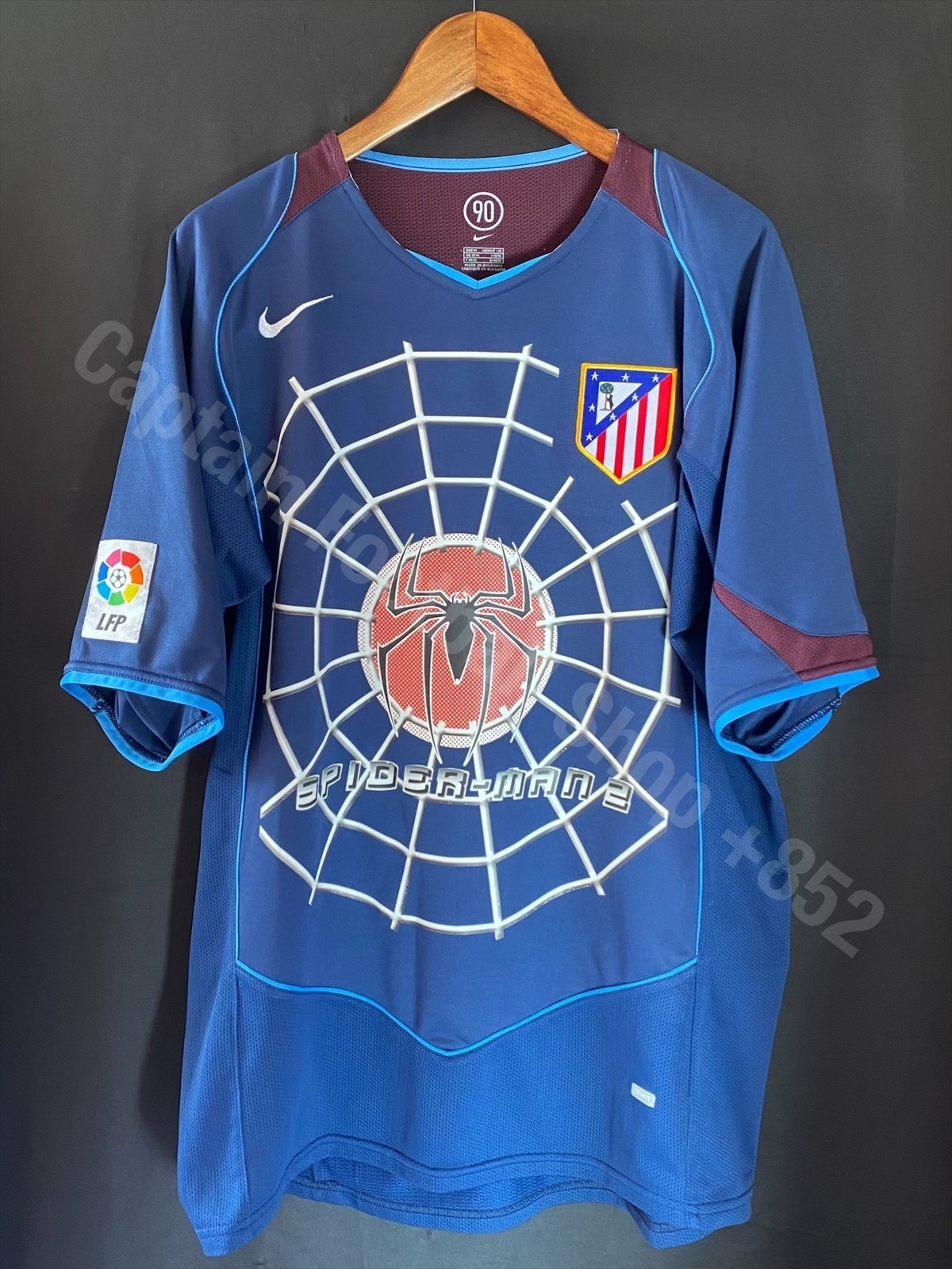 馬德里體育會 2004-2005 Nike 蜘蛛俠作客球衣 #9 F TORRES