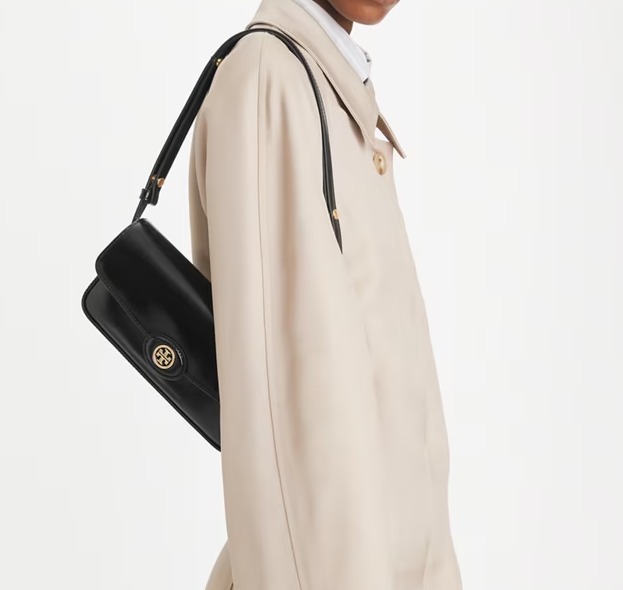 【預購】Tory Burch ROBINSON SPAZZOLATO G061898 斜咩袋（黑色）