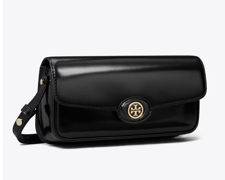 【預購】Tory Burch ROBINSON SPAZZOLATO G061898 斜咩袋（黑色）