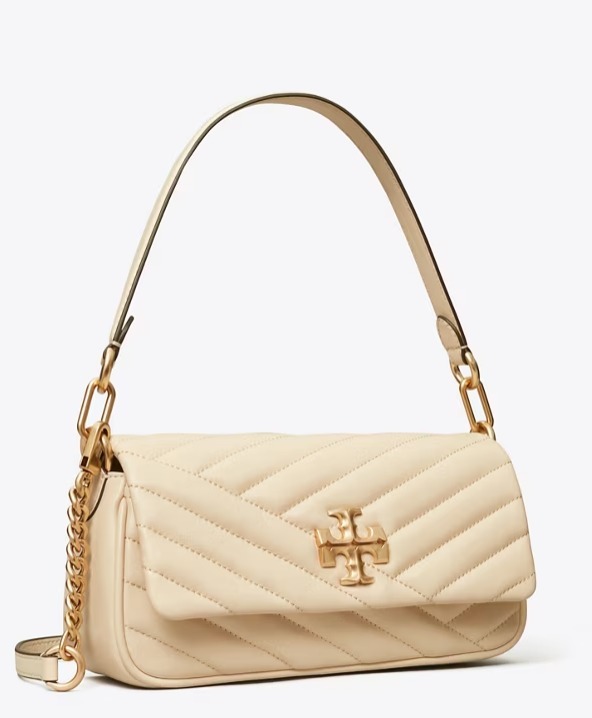 【預購】Tory Burch SMALL KIRA CHEVRON G0618104 單肩斜咩袋（米白色）