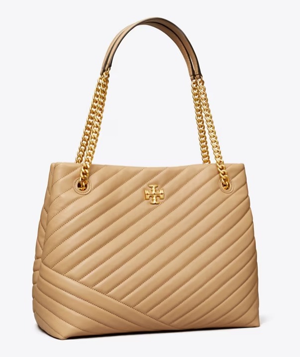 【預購】Tory Burch KIRA CHEVRON G0618112 TOTE 包包（奶茶色）