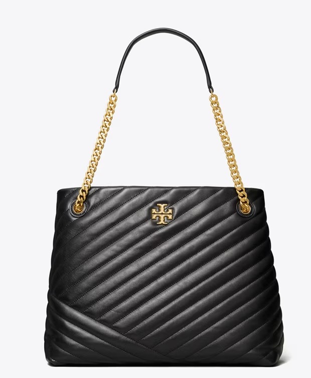 【預購】Tory Burch KIRA CHEVRON G0618113 TOTE 包包（黑色）