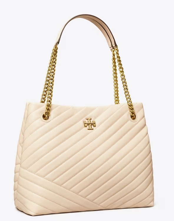 【預購】Tory Burch KIRA CHEVRON G0618114 TOTE 包包（米白色）