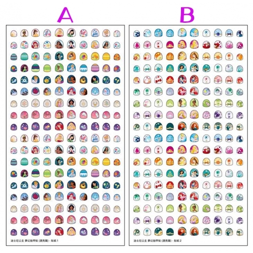 迪士尼公主 夢幻指甲貼─漂亮篇