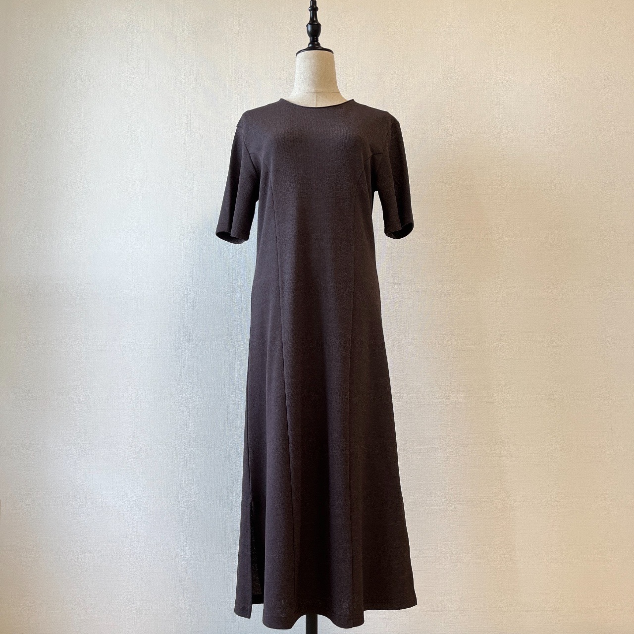 啡色古著連身裙