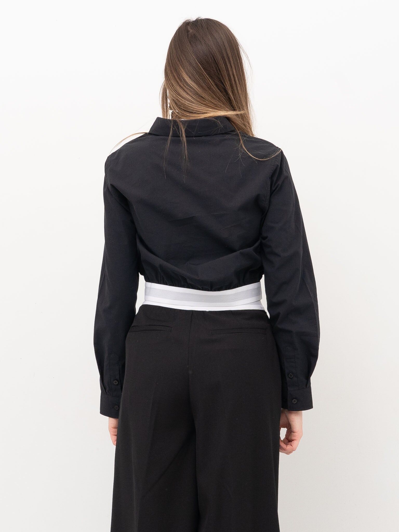 【RICHMOND X】個性短版拉鍊襯衫